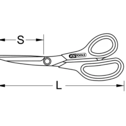 Ciseau universel INOX KS TOOLS 118.0067