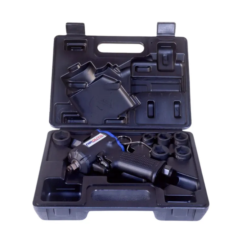 Clé à chocs 1/2" RACE XS Mini Compact en coffret + douilles - 7 pcs Airoutil - CC1215CO