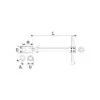 Cle A Bequille A Cardan 6 Pans 3/8'' SAM Outillage