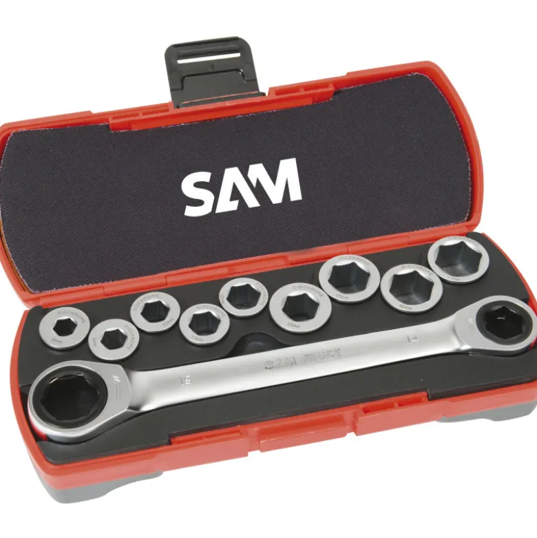 Cle A Cliquet - Coffret De 12 SAM Outillage - CP-12