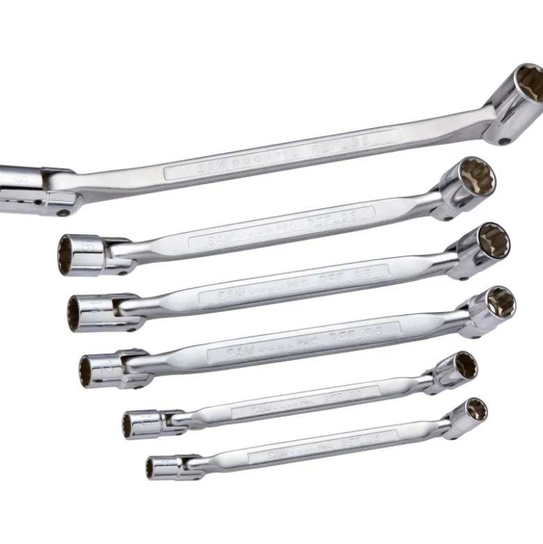 Cle A Douilles Articulees En Mm - Jeu De 6 SAM Outillage - 96-J6