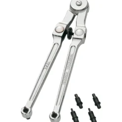 Cle A Ergots Reglable Avec Sachet De 6 Ergots Double 110-6 SAM Outillage - 110-N
