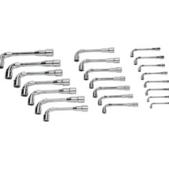 Cle A Pipe Debouchee Polie 6/6 Pans En Mm - Jeu De 22 SAM Outillage - 94-SDJ22