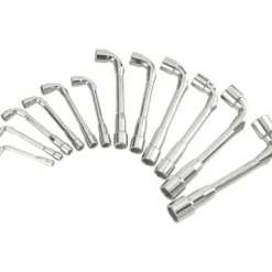 Cle A Pipe Debouchee Polie 6/12 Pans En Mm - Jeu De 12 SAM Outillage - 93-SDJ12