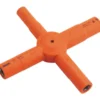 Cle En Croix Isolee 1000 V 4 Douilles 6 Pans 6X8X10X12 Mm SAM Outillage - Z-87-6-12