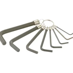Cle Male 6 Pans Courte Coudee Sur Anneau En Mm - Jeu De 8 SAM Outillage - 62-AN82