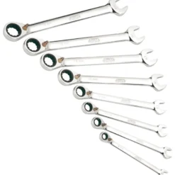 Cle Mixte A Cliquet Brillante Sd De 8 A 19 Mm - Jeu De 8 SAM Outillage - 50-C-J8