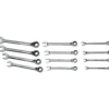 Cle Mixte A Cliquet Brillante Sd De 8 A 19 Mm - Jeu De 11 SAM Outillage - 50-C-J11