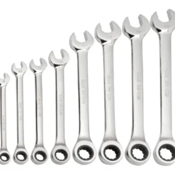 Cle Mixte A Cliquet De 8 A 19 Mm - Jeu De 8 SAM Outillage - 50-CSI-J8