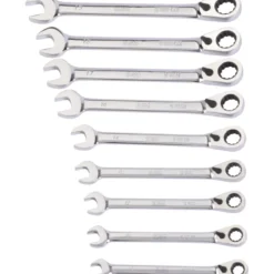 Cle Mixte A Cliquet Multi-Empreintes - Jeu De 9 SAM Outillage - 50-HCJ9