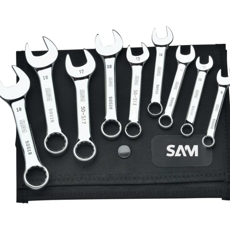 Cle Mixte Courte De 8 A 19 Mm - Trousse De 9 SAM Outillage - 50-STR9