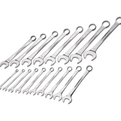Cle Mixte Extra-Fine Brillante De 8 A 30 Mm - Jeu De 18 SAM Outillage - 50N-J18