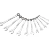 Cle Mixte Extra-Fine Brillante De 7 A 19 Mm - Jeu De 11 SAM Outillage - 50N-J11