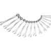 Cle Mixte Extra-Fine Brillante De 7 A 24 Mm - Jeu De 15 SAM Outillage - 50N-J15