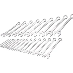 Cle Mixte Extra-Fine Brillante De 6 A 32 Mm - Jeu De 24 SAM Outillage - 50N-J24