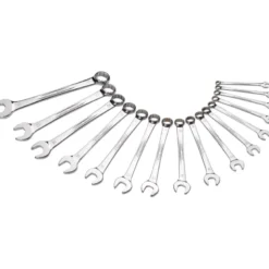 Cle Mixte Extra-Fine Brillante De 7 A 24 Mm - Jeu De 16 SAM Outillage - 50N-J16