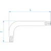 Clé Mâle Torx® Courte King Tony