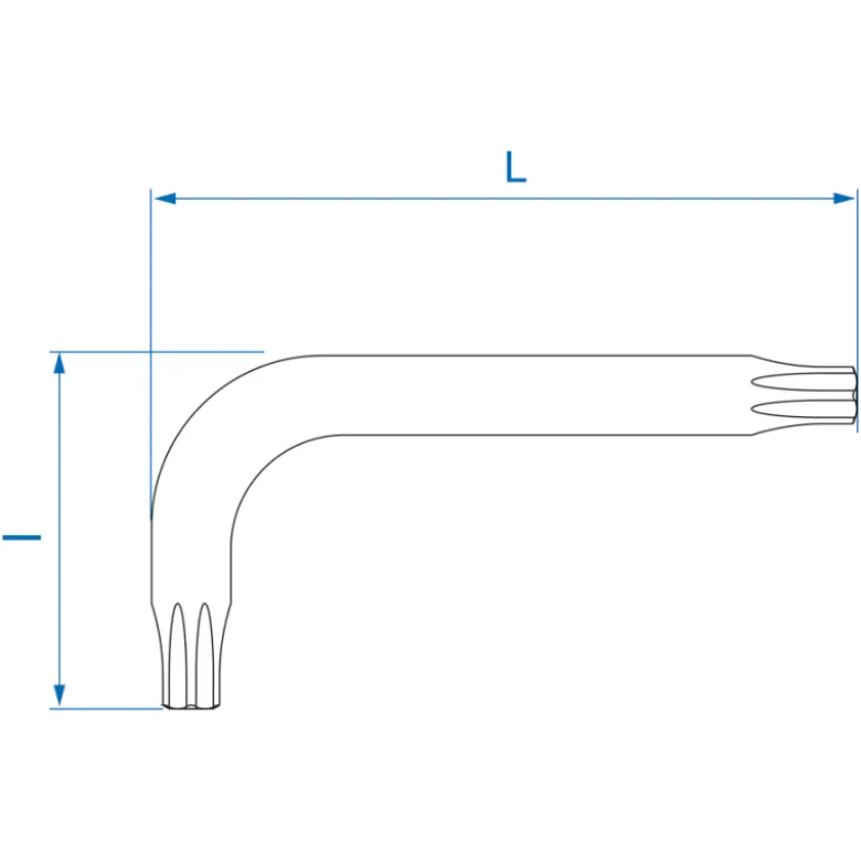 Clé Mâle Torx® Courte King Tony