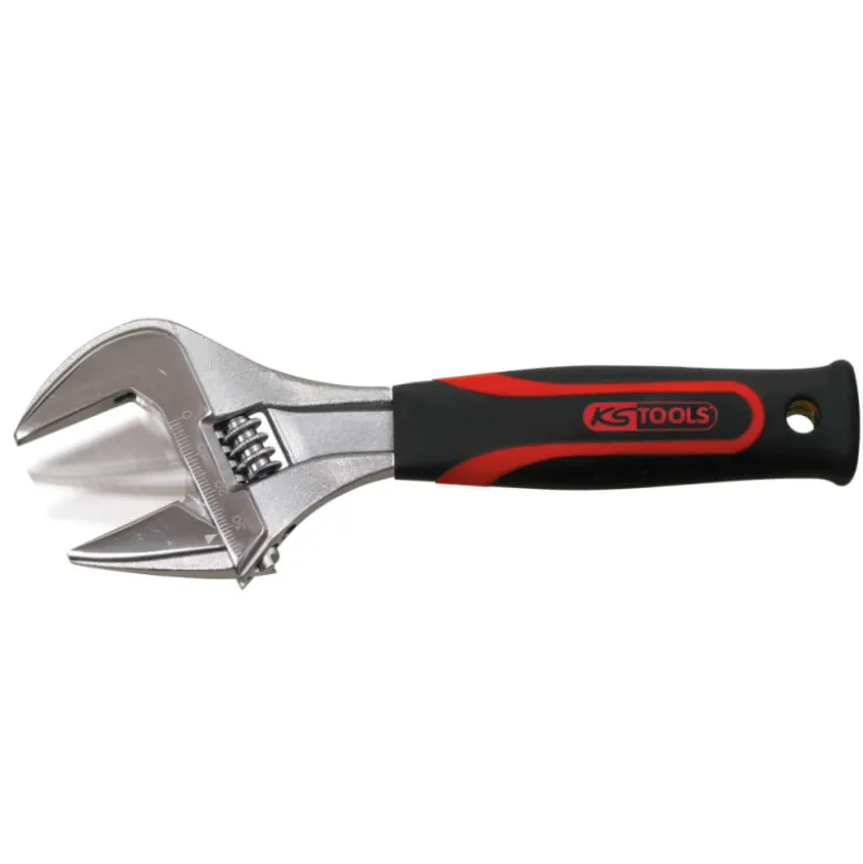 Clé à molette bi-matière à ouverture large KS TOOLS 577.0202