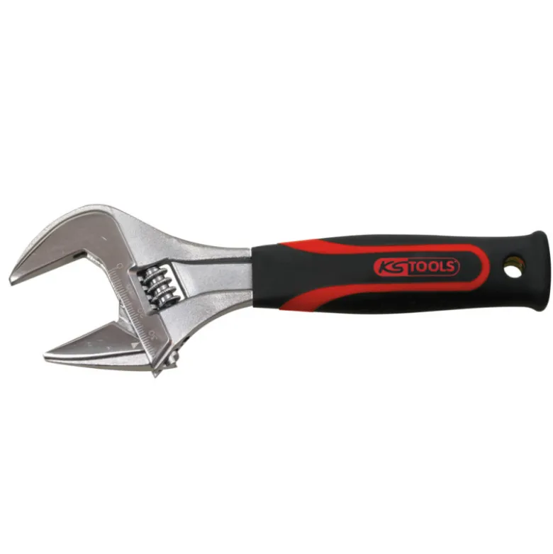 Clé à molette bi-matière à ouverture large KS TOOLS 577.0202