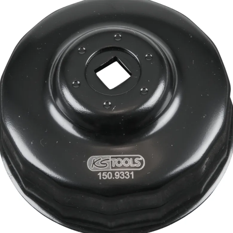 Cloche Filtre à Huile 3/8'' Ø 80-82 mm 15 Cannelures Subaru Toyota Honda KS TOOLS - 150.9331