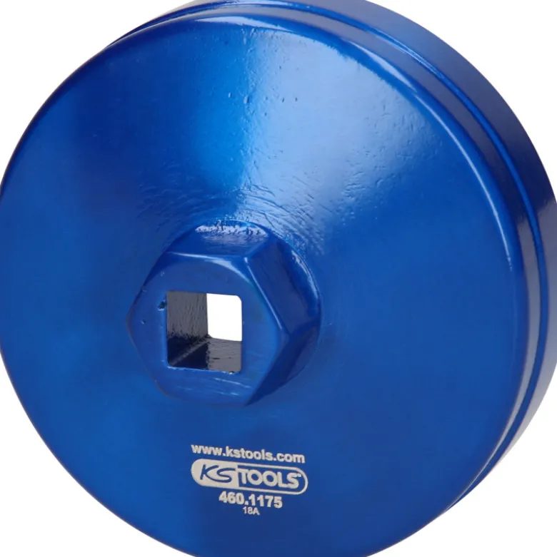 Cloche pour filtre à huile Ø92 mm 10 cannelures 1/2" KS TOOLS 460.1175