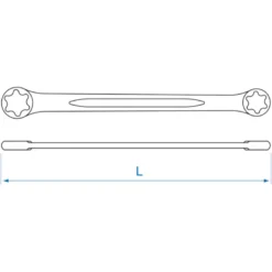 Clé Polygonale Pour Vis Mâles Torx® King Tony