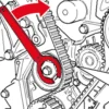 Clé pour courroie de distribution Ø 32 VW, AUDI, VOLVO KS TOOLS 150.3016