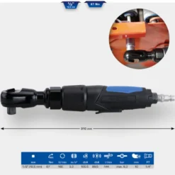 Clé à rochet pneumatique 1/2'' 67Nm BRILLIANT TOOLS - BT160600