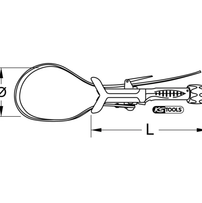 Clé à sangle KS TOOLS 114.0160