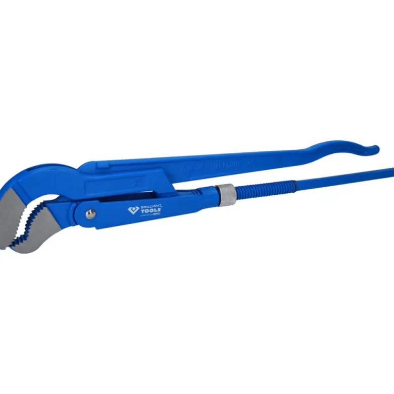 Clé serre-tubes suédoise 2" coudée à 45° BRILLIANT TOOLS - BT067120