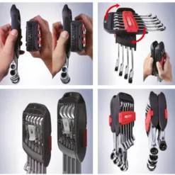 Clés mixtes à cliquet, 10pcs duo gear KS TOOLS 503.5950