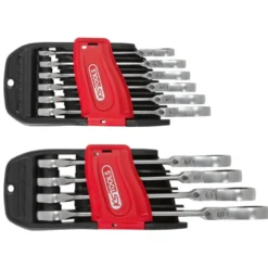 Clés mixtes à cliquet à tête inclinable à verrouillage gear plus 10 pièces KS TOOLS 503.4850