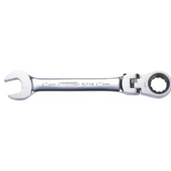 Clés mixtes à cliquet à tête inclinable à verrouillage GEARplus KS TOOLS