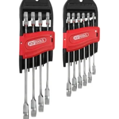 Clés mixtes droites à cliquet gear plus 10 pièces KS TOOLS 503.4250