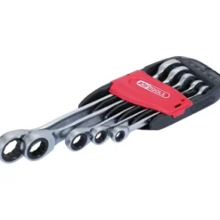 Clés mixtes droites à cliquet gear plus 5 pièces KS TOOLS 503.4255