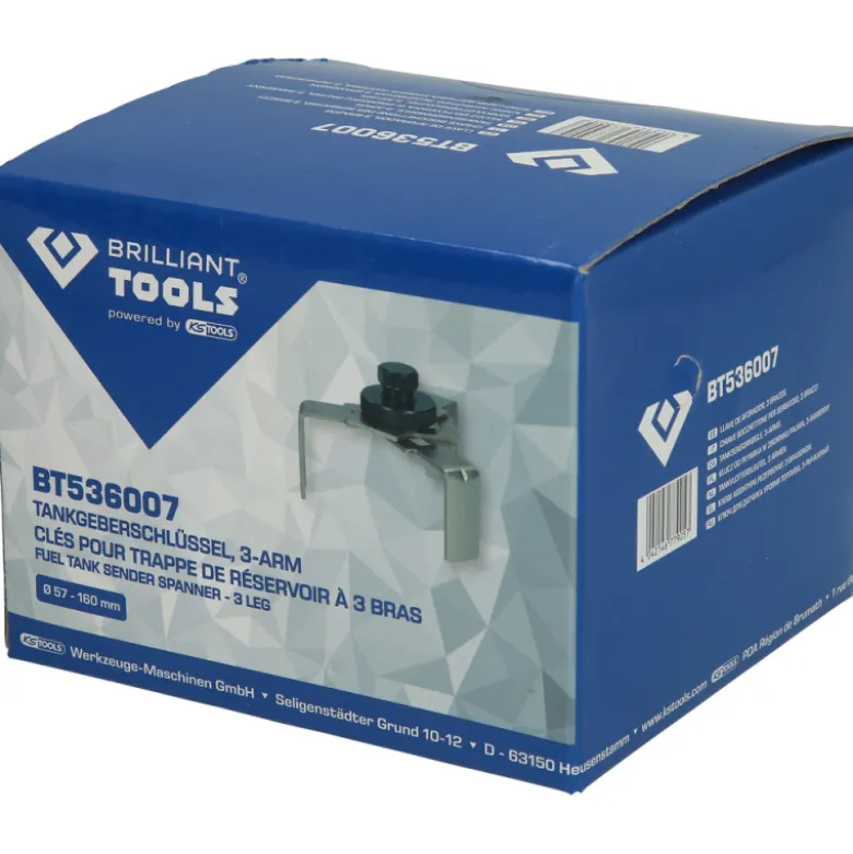 Clés pour trappe de réservoir à 3 bras BRILLIANT TOOLS - BT536007