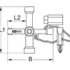 Clé universelle pour armoire électrique KS TOOLS 130.1015