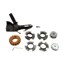 Coffret Brosseuse Décapeuse pneumatique multifonction et accessoires - 9 pcs Airoutil - BR1180CO