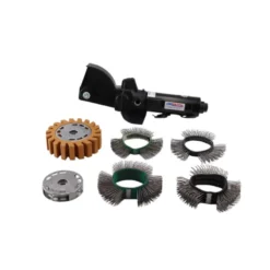 Coffret Brosseuse Décapeuse pneumatique multifonction et accessoires - 9 pcs Airoutil - BR1180CO
