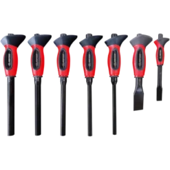 Coffret Carton De 5 Chasses-Axes + 2 Burins Poignée Bi-Matière - 7Pcs King Tony - 76677P