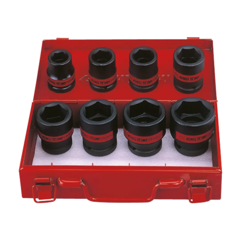 Coffret Choc 3/4" 8 Pièces En Pouce King Tony - 6408SP10
