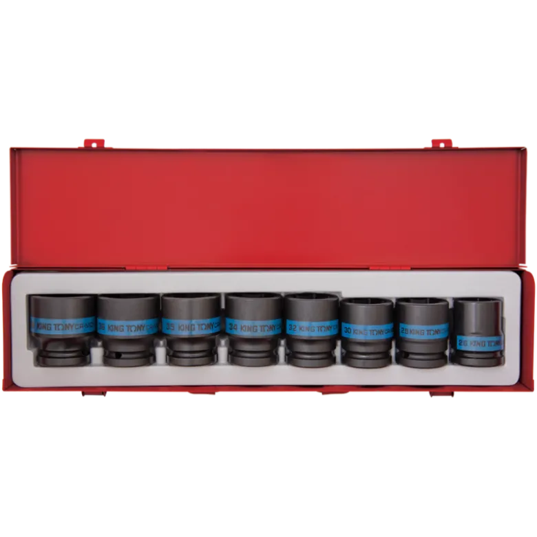 Coffret Choc 3/4" 8 Pièces King Tony - 6409MP