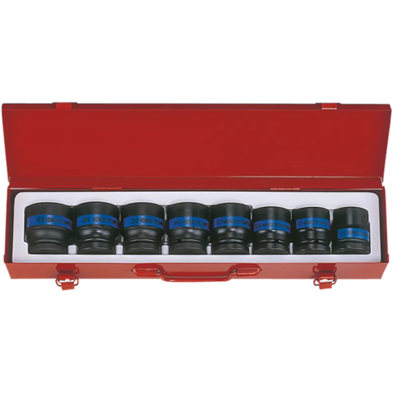 Coffret Choc 3/4" 8 Pièces King Tony - 6409MP03