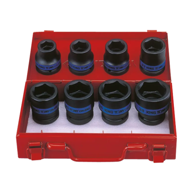 Coffret Choc 3/4" 8 Pièces King Tony - 6408MP10
