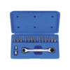 Coffret Clé À Cliquet Porte-Embout + 13 Embouts King Tony - 1014CQ