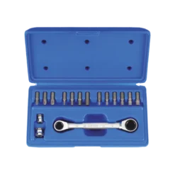 Coffret Clé À Cliquet Porte-Embout + 13 Embouts King Tony - 1014CQ