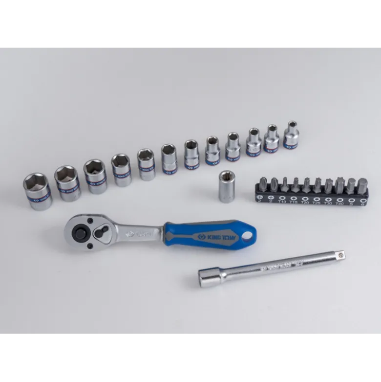 Coffret Cliquet 1/4" Douilles Embouts King Tony - 2525MRE