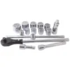 Coffret cliquet+10 douilles 12 pans 3/4" 22-50mm CLAS OM 2355BL