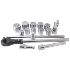 Coffret cliquet+10 douilles 12 pans 3/4" 22-50mm CLAS OM 2355BL